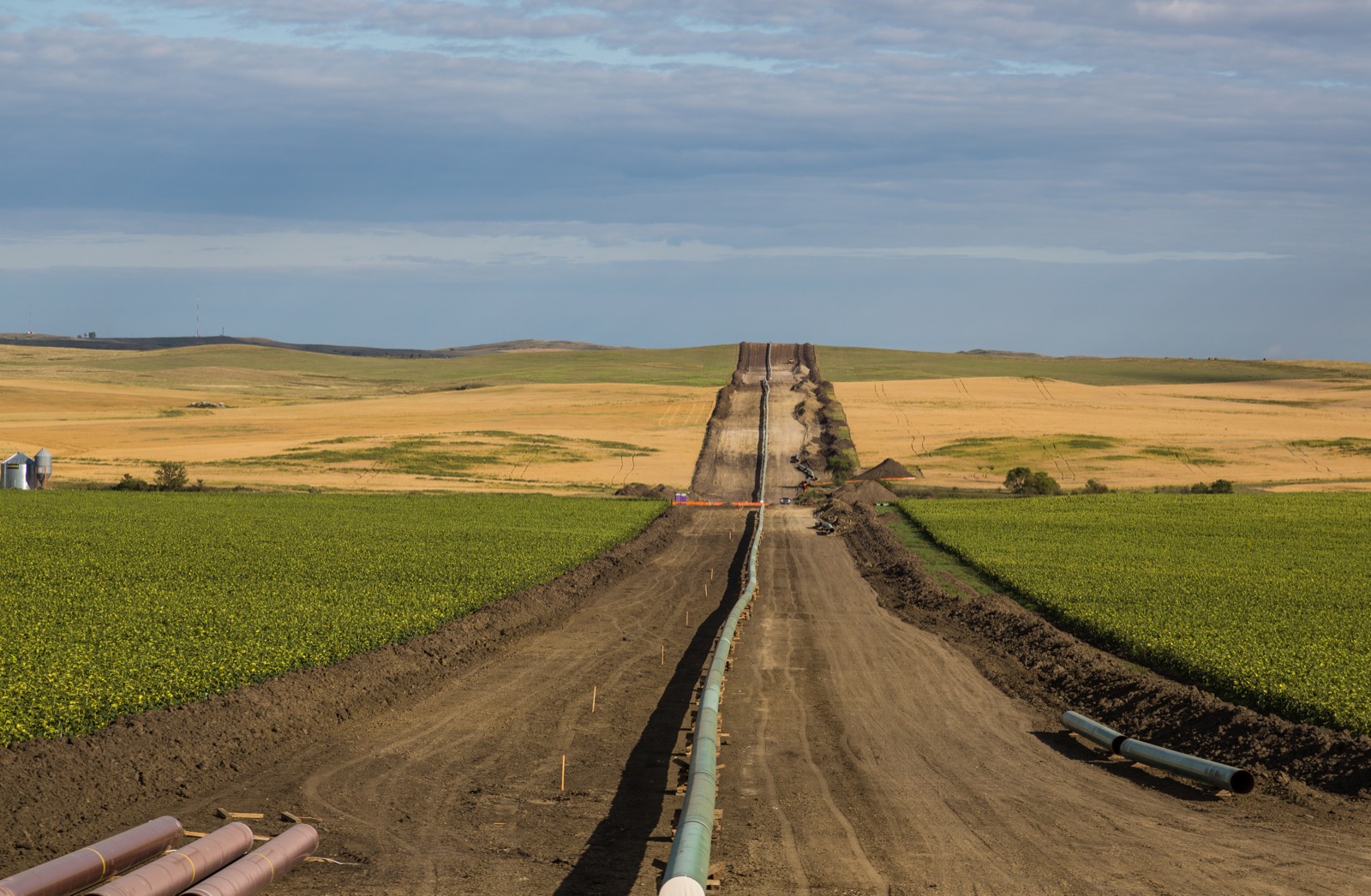 Oil & gas landscape in the Bakken, North Dakota